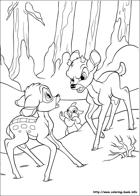 Bambi 2 coloring picture